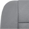 Driver Side Bottom Replacement Cloth Seat Cover Gray Compatible with 2014-2019 GMC Sierra 1500 2500 3500 1500HD 2500HD SLE SLT