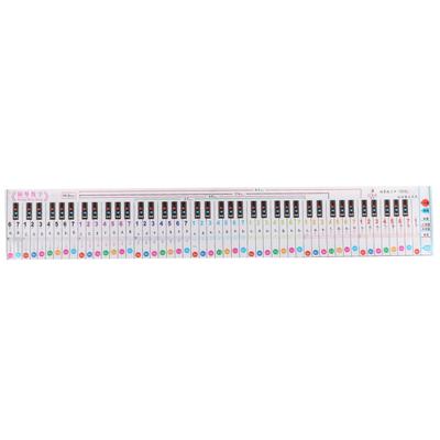 Piano Keyboard Note 88 Key Chart Portable Waterproof Learning Guide for Finger Practice