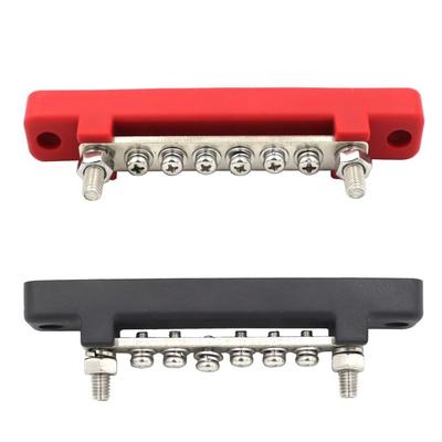 M6 Stud Power Distribution Block 12V 150A Electrical Terminal Block 10 Way Waterproof Power Current Distributor Camper
