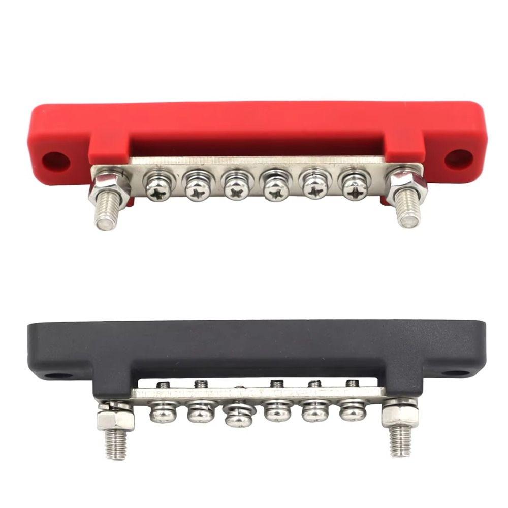 M6 Stud Power Distribution Block Waterproof Bus Bar Accessories Power Current Distributor Camper