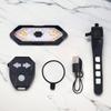 Bike Turn Signal Lights IPX4 Waterproof Rear Warning LED Lights Bike Wireless Safety Warning Tail Light MTB Road Bike Rear Light