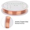 10 Stück Roségoldfarben Schmuck Kupferdraht 0,6 mm Halskette Schmuck Perldraht Perlenzubehör