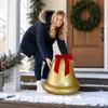 505040 Cm Christmas Inflatable Bell, Blow Up Bell Decoration for Holiday