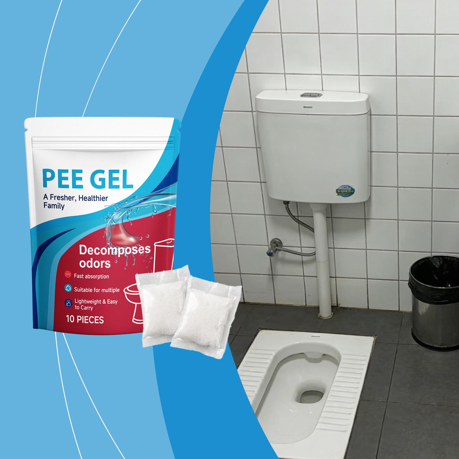 

2PC Portable Toilet Gel, Urine Coagulant, Odor Neutralizer, Urine Absorption Gel, Liquid For Backpacking And Hiking Trips Curing Agent one size белый