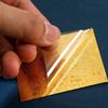 Good Wish Lucky Little Gold Card Sticker Gold Foil Mobile Phone Sticker  Automotive Interior