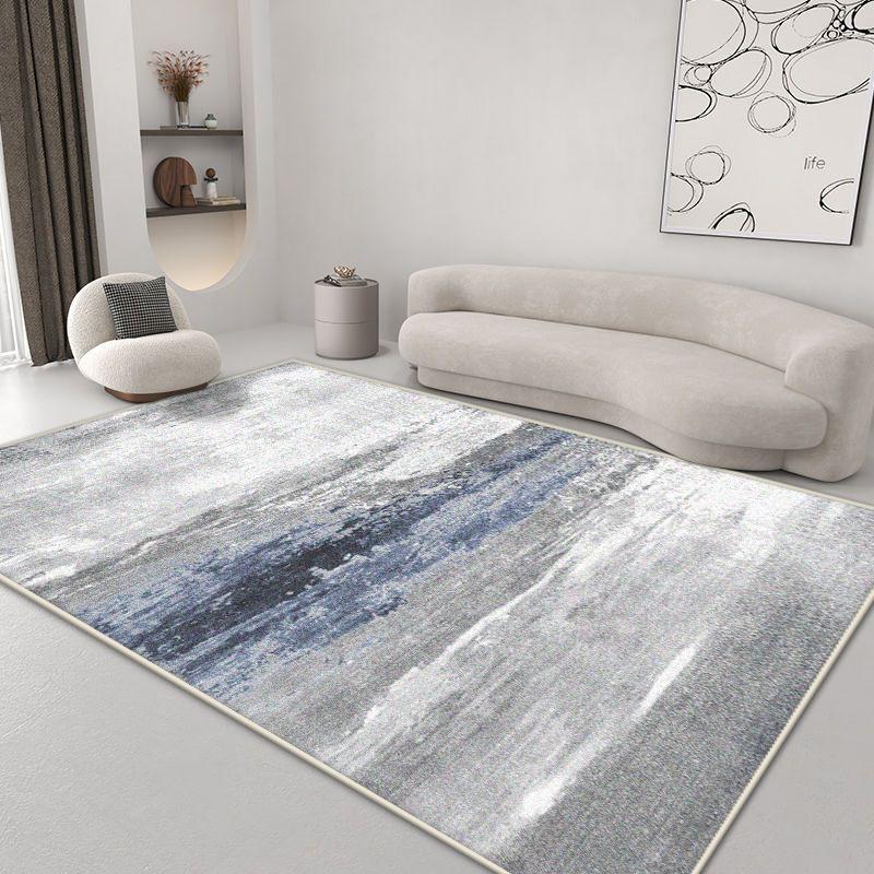 Nordic Abstract Style Carpets for Living Room Ink Wash Modern Decoration Bedroom Non-slip Rug Lounge Coffee Tables Washable Mat