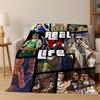 26 Style Anuel AA  Hip Hop Rapper Singer Flannel Blanket,Warm and Cozy Soft Throw Blanket for Home Bedroom Bed Sofa Cover Kid