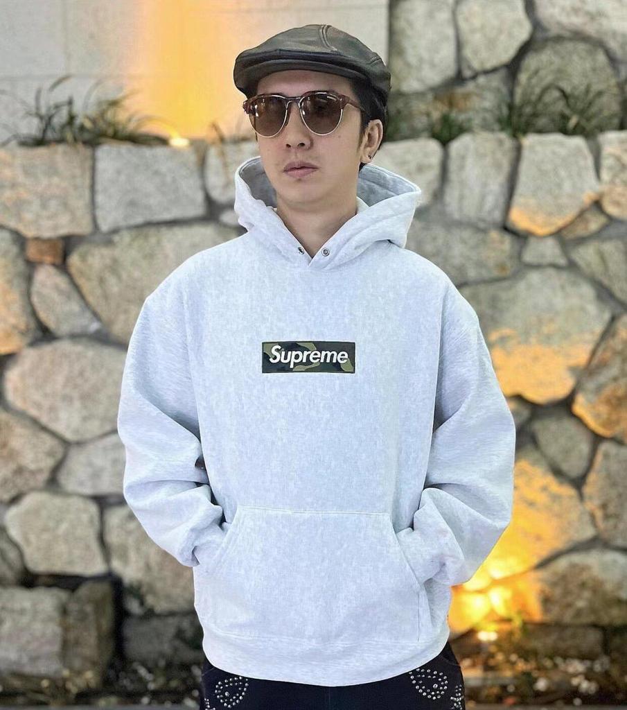 Herren schwere Kapuzenpullover-Jacke im amerikanischen Stil in Grau - Mit Samtfutter, Herbst-/Winterkollektion