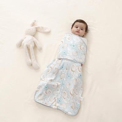 Bamboo Cotton Gauze Anti-Startle Newborn Sleeping Bag - Spring & Autumn Swaddle