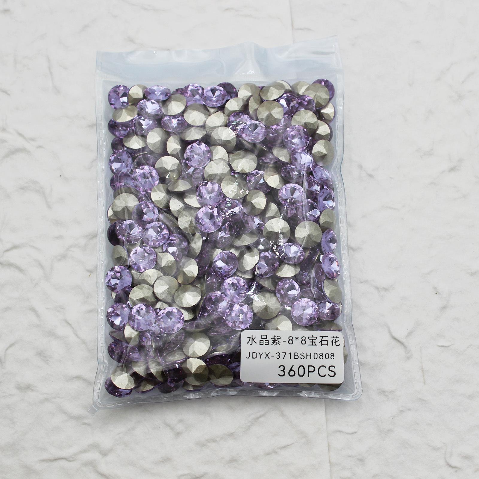

Целая упаковка из 360 кристальных фиолетовых бриллиантов с заостренным концом, бриллиантов любви, изогнутых сердец, светло-фиолетовых украшений для нейл-арта.