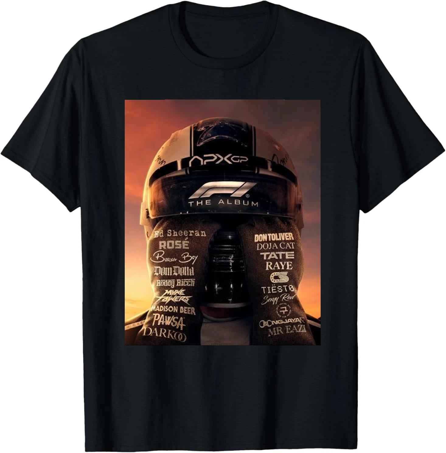 

Hot F1 The Movie June 27 2025 F1 The Album Ed Sheeran Rose Don Toliver T-Shirt High-end Luxury Is for Both Men and Women Top Y2k M