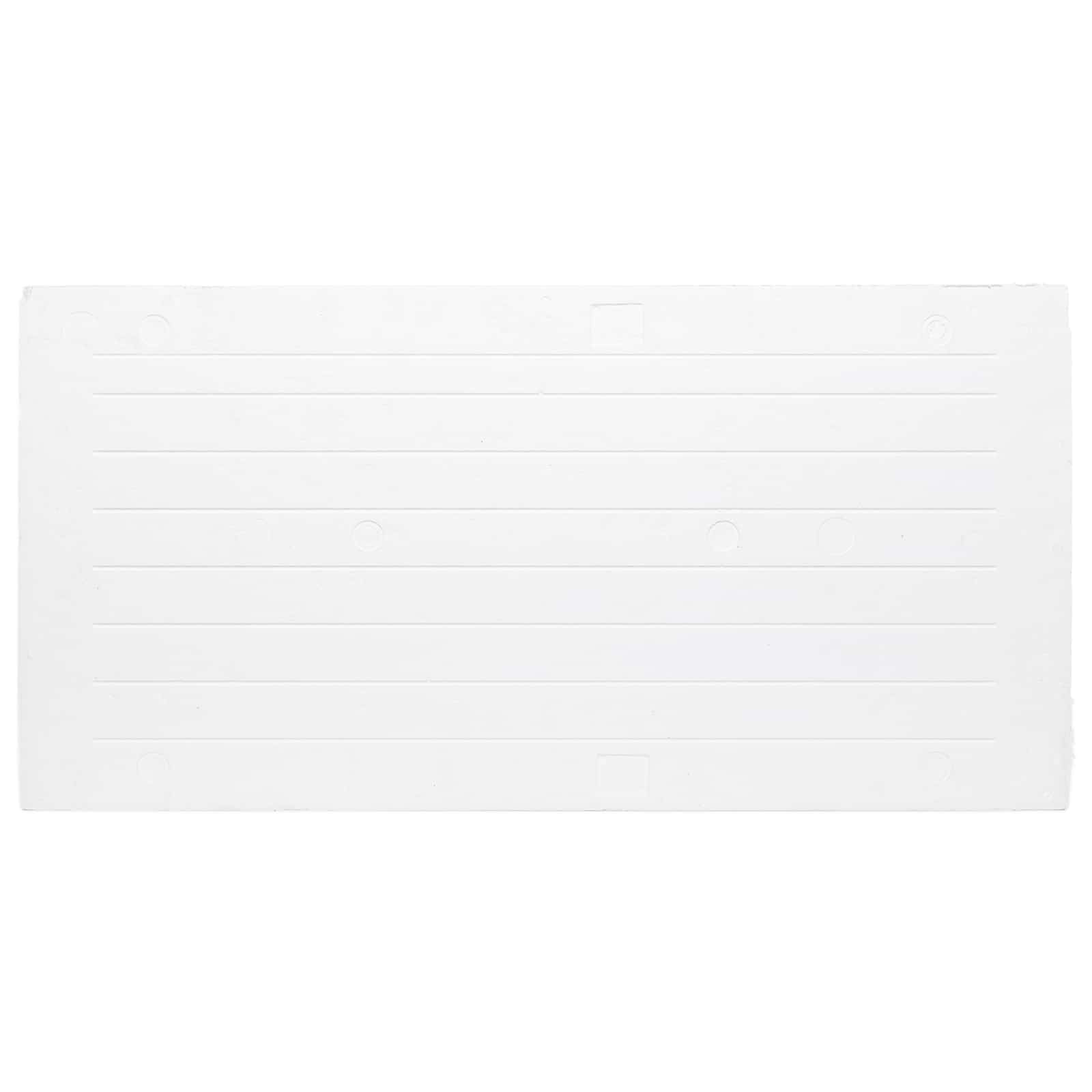 Wandpaneele 10 Stück Rot und Weiß 100 x 50 cm EPS-Schaumstoff