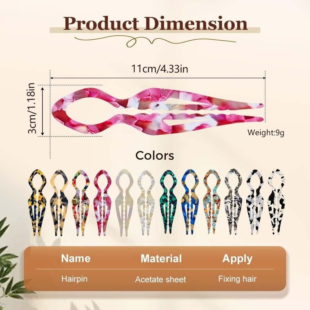 Headbands French Hair Pins V-Shaped Hair Sticks Hairstyle Tool Hair Fork