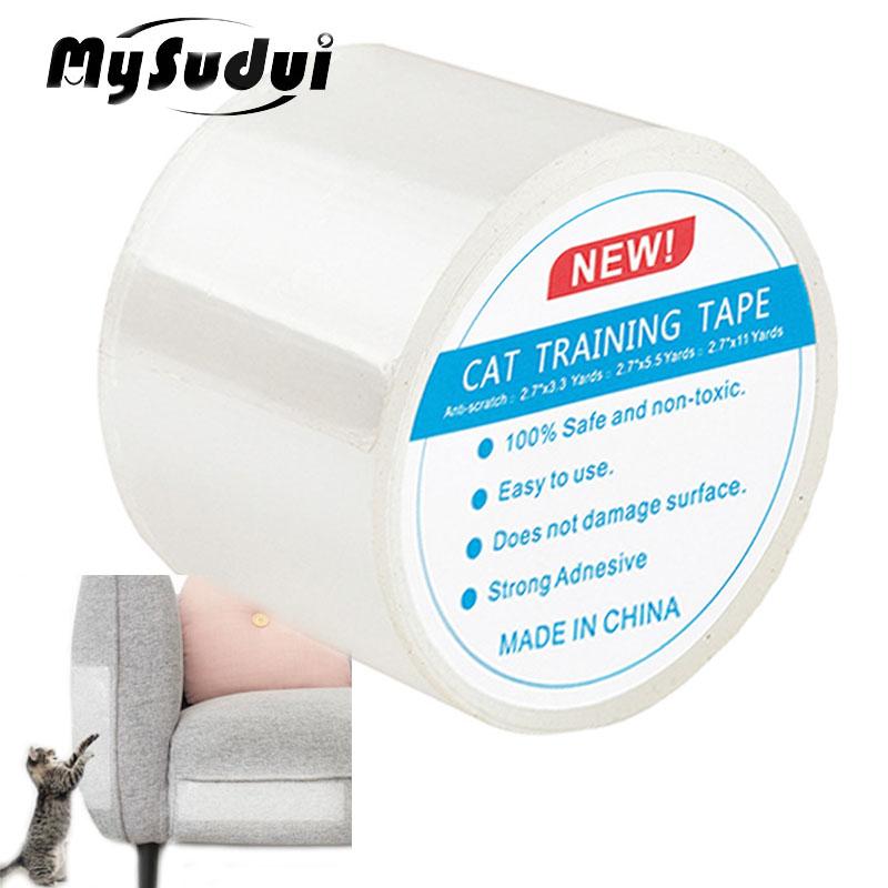 

Когтеточка для кошек, лента для скребка для дивана, защита для мебели, когтеточка, тренировочная лента, защита от царапин, защита для домашних животных, отпугивающие подушечки