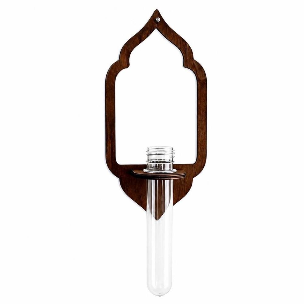 Wood Wall Propagation Station Bohemian Style Plant Propagation Vase Bedroom Wall Decor