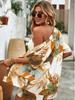 2026 Cross-border Bohemian Short-Sleeve Top & Shorts Set - Strapless Spring/Summer Style
