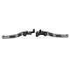 1 Pair Folding Clutch Brake Lever Aluminum Alloy 6 Level Adjustable Drum Brake Lever for FZ‑07 MT‑07 2014‑2022