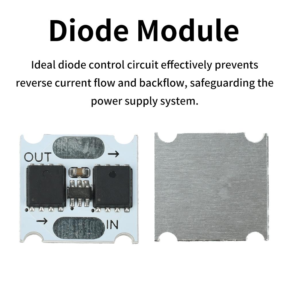 100V/30A 60V/10A Ideal Diode Module Mini Rectifier Solar Energy Anti Reverse Irrigation Battery Charging Anti Backflow Protectio
