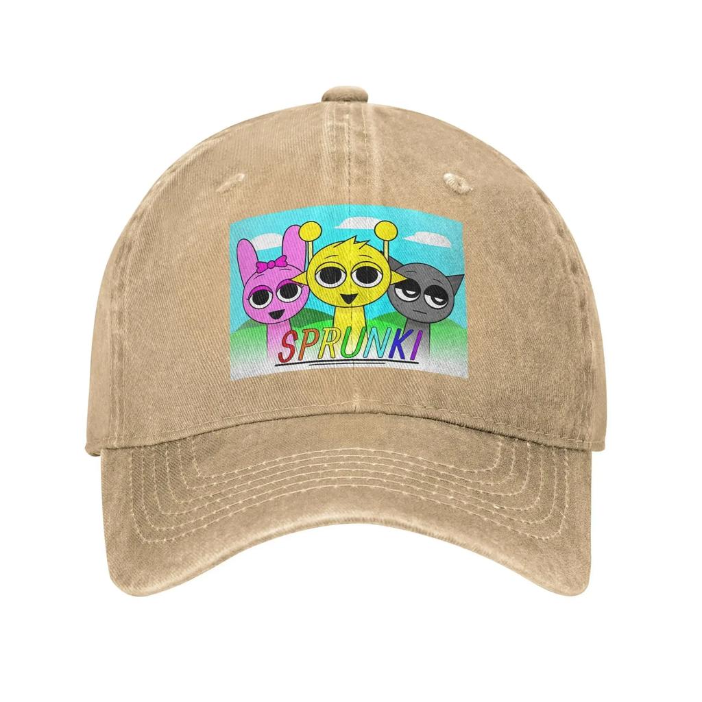 Unisex Cute Sprunki Caps Outfits Baseball Caps Fashion Funny Game Trucker Hats Adjustable MZ013