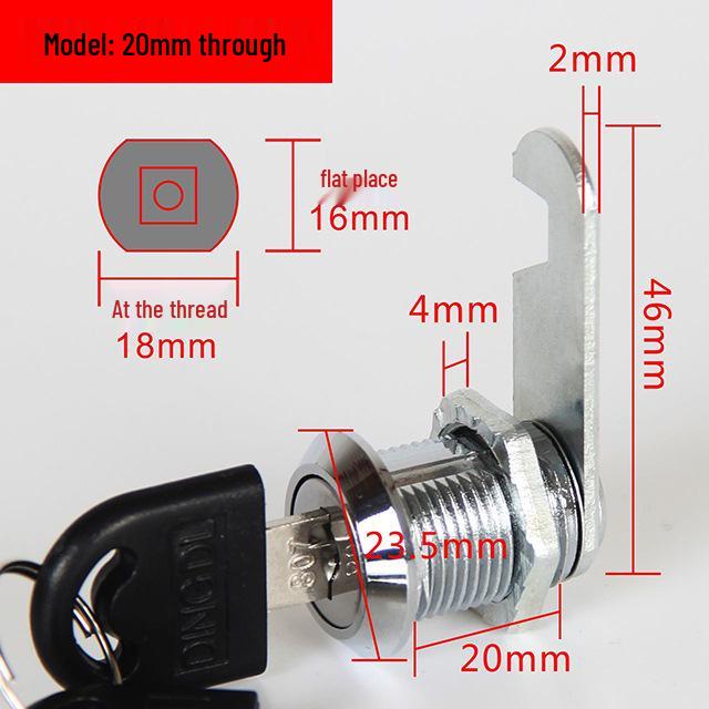 Mehrzweckschloss für Briefkasten, Schrank, Schublade und mehr