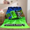 Classic Entertainment Sandbox Xbox Games Minecraft  Blanket, Home Warming, Four Season Bed Decoration, Sofa Cover, Flannel Throwing Blanket K4