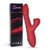 Rabbit Vibrators for Women Vagina G-Spot Nipple Clitoris Stimulator Thrusting Telescopic Licking Dildo Female for Adult Sex Toys