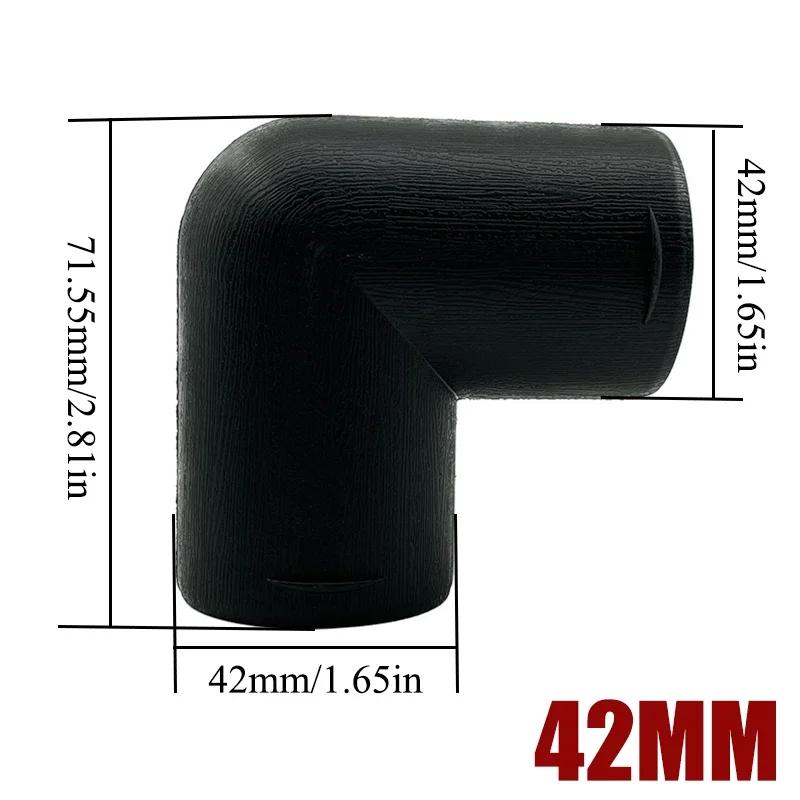 6X 42/60/75/90mm Plastic L-Shaped Air Pipe Elbow Outlet Connector For Webasto Eberspaecher Diesel Parking Car Heater Accessories