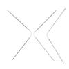 21~23cm Knitting Needles Set 3 Pcs 3.5mm 3mm 4.5mm