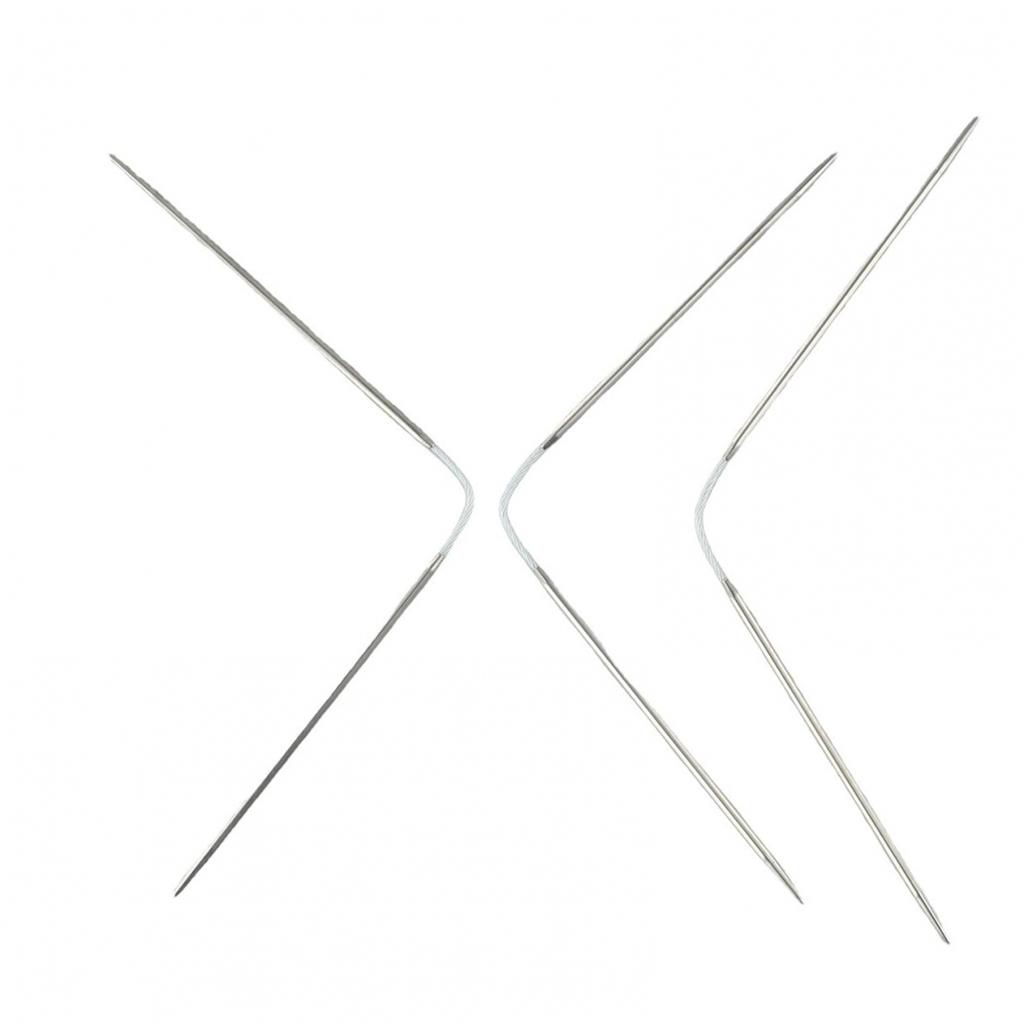 21~23cm Knitting Needles Set 3 Pcs 3.5mm 3mm 4.5mm