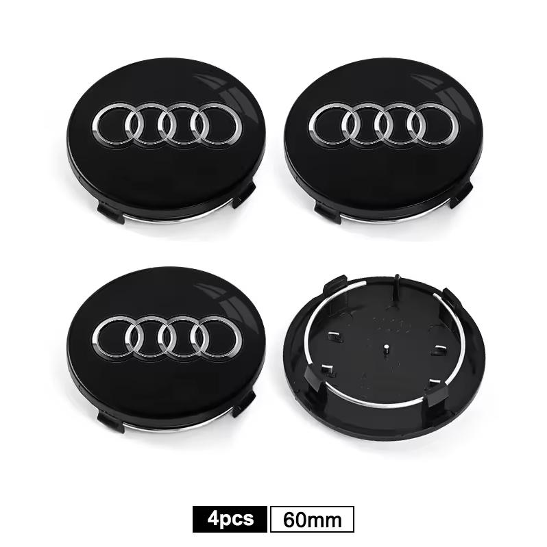 4 Stück 60mm 61mm 68mm 69mm Audi Radkappen Auto Radnabenabdeckungen Für Audi A1 A2 A3 A4 A5 A6 A7 A8 S3 S6 Q3 Q5 Q7 Zubehör