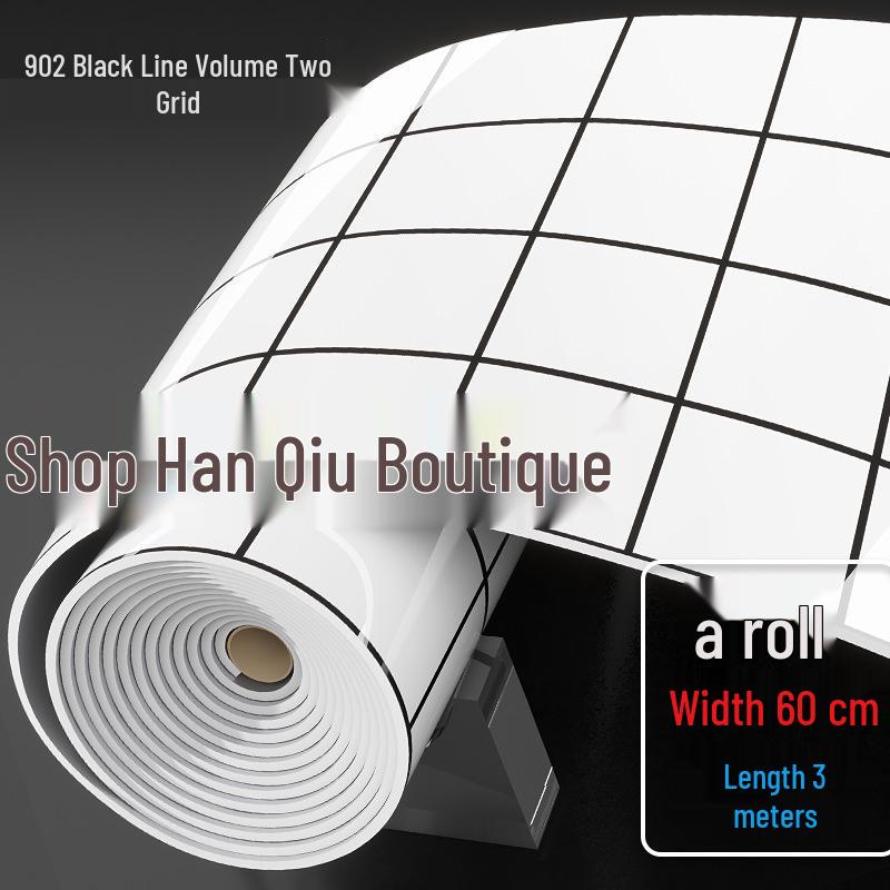 Ultra-Thick Waterproof Self-Adhesive Wall Sticker for Bathroom and Milk Tea Shop Renovation