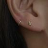 14k merci love piercing