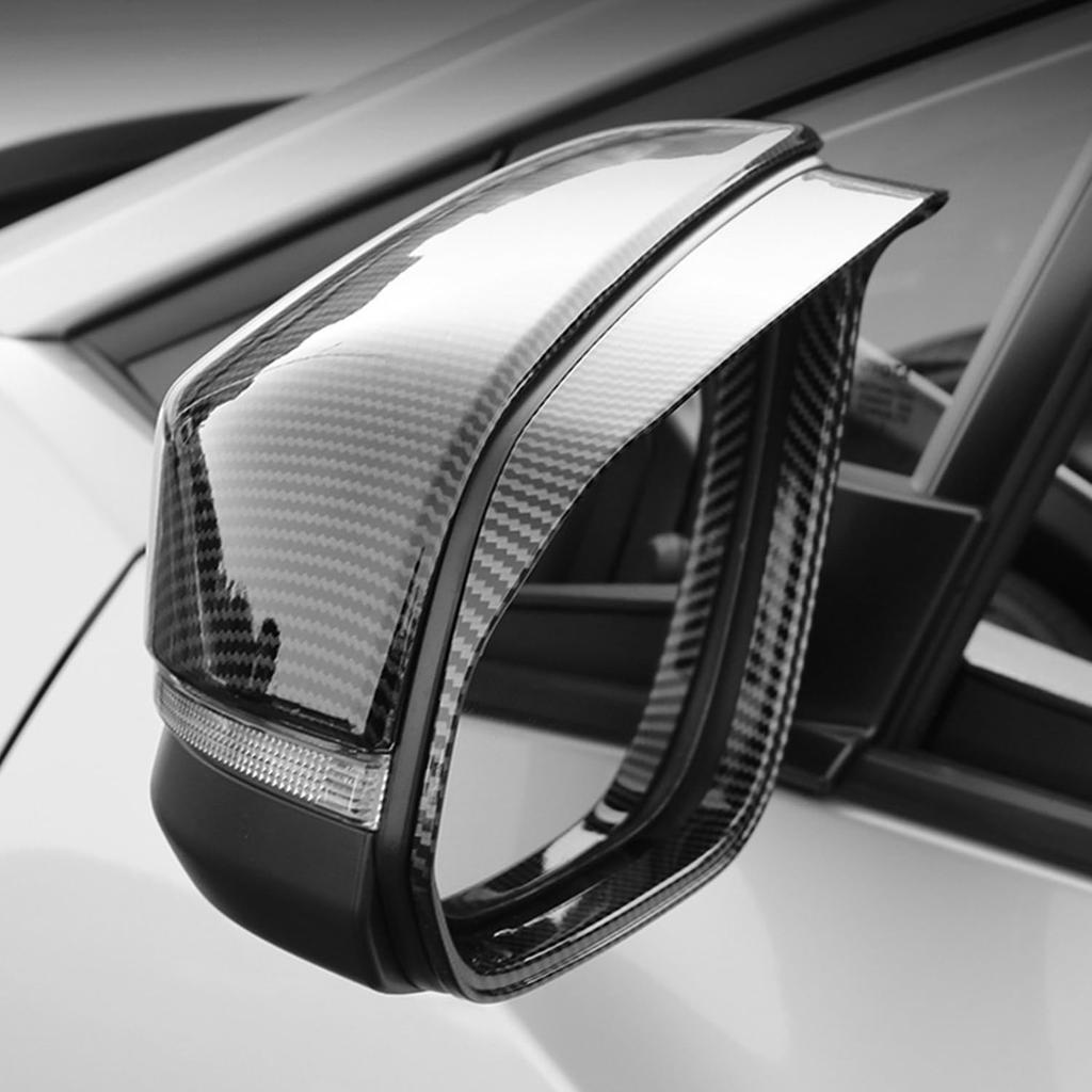 Hyorabyn Side Mirror Waterproof Door Mirror Garnish Carbon Fiber Applicable To New Toyota Voxy 90 Series New Toyota Noah 90 Series 2022 Accessory,