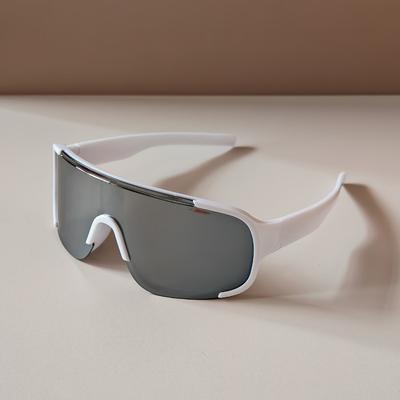 2 Stück Y2K Zukunfts-Technologie Stil Unisex Mode Großer Rahmen Brille Bequeme Anti-Rutsch-Bügel