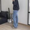 2024 Vintage Light Blue Distressed Retro Flared Jeans for Men