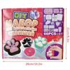 DIY Taba Squishy Kit Set Liquid Gel, Liquid Silicone Squishy Making Kit Perfect Kawaii Taba Squishy Cat Claw Cartoon Characters