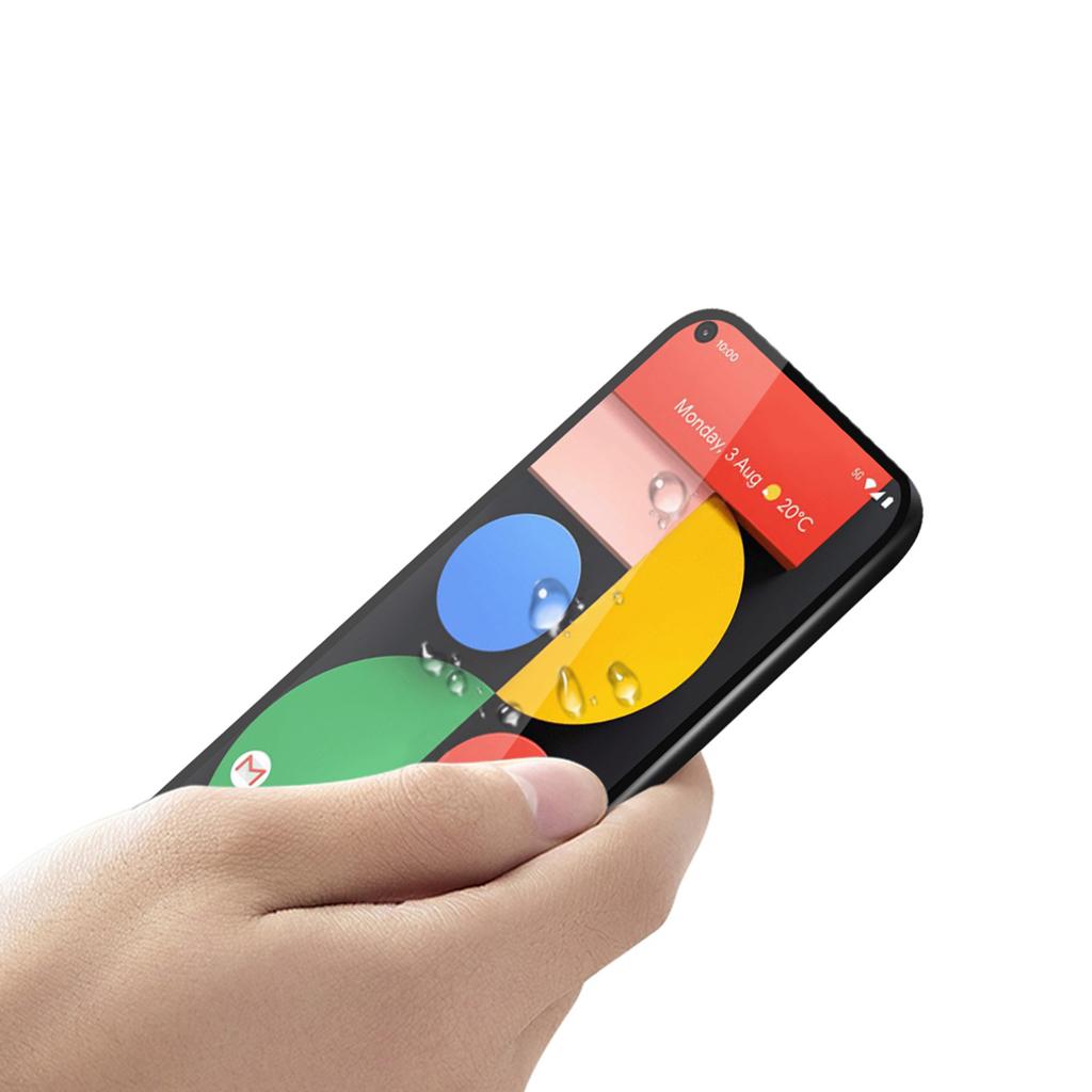 PINWUYO 3D Curved Full Glue Full Size Anti-explosion Anti-fingerprint Tempered Glass Screen Protector for Google Pixel 5