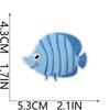 Ocean Party Embroidery Cloth Sticker Cartoon Shark Dolphin Embroidery Chapter Boy Children'S Clothes Dress Up Patch Sticker Hot Sublimation