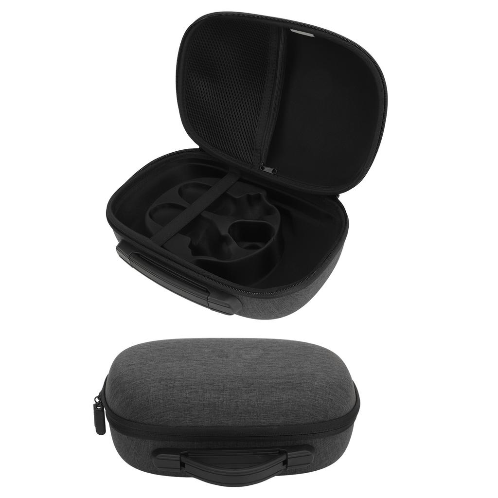 VR Headset Carrying Case Large Capacity Hard Shell Shock Absorbing Pressure Resistant VR Accessory Storage Bag for Meta