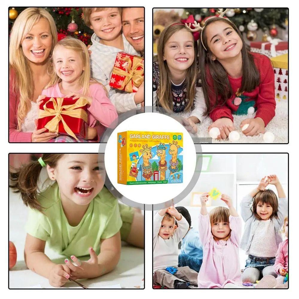 Shape Animal Bus Stop Tabletop Game Jigsaw Toddler Color Sorting Toys  Children's Kids Gift