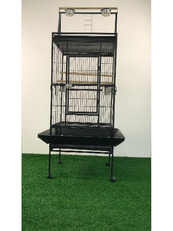 

Большая роскошная клетка для разведения попугаев корелл Black with Silver Pattern