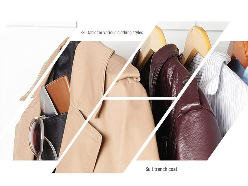 Safety Hidden Pocket Bag with Hook for Travel and Hanging Clothes