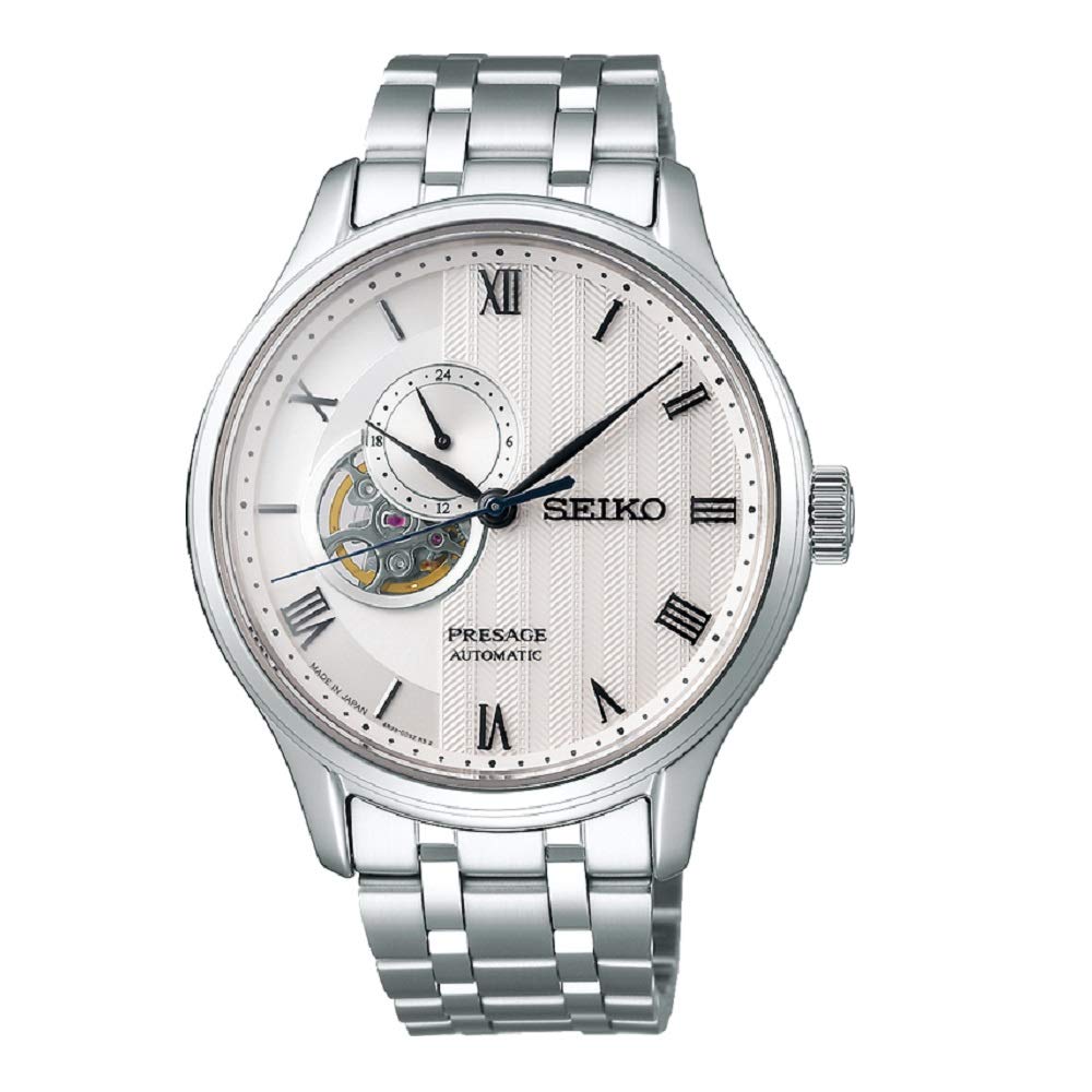 

Seiko Presage Japanese Garden Limited Магазин Модель SARY153 Годинник Механічний автоматичний металевий ремінь Білий чоловічий