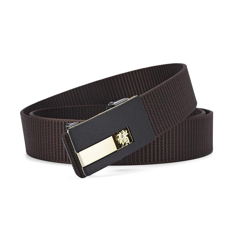 Zodiac Toothless Canvas Belt Simple Automatic Buckle Imitation Nylon Belt Casual Men'S Belt