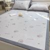 Machine Washable Ice Silk Cooling Bed Mat Set