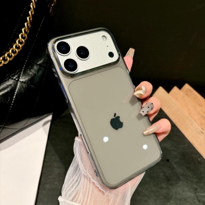 Transparent Crystal HD  Phone Case for iPhone 17 16 15 14 13 Pro Max 17Promax Hard Armor Ultra Thin Clear PC Cover Coque
