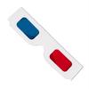 3D Red & Blue Stereoscopic DIY Paper Frame Glasses for Decoding