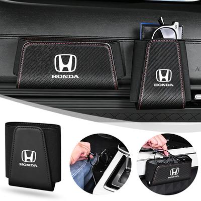 For Honda Civic Accord Fit Jazz Pilot CRV Odyssey Passport City Car Interior Seat Seam Organizer Door Storage Box Phone Card Bag TO0 Vhbm0