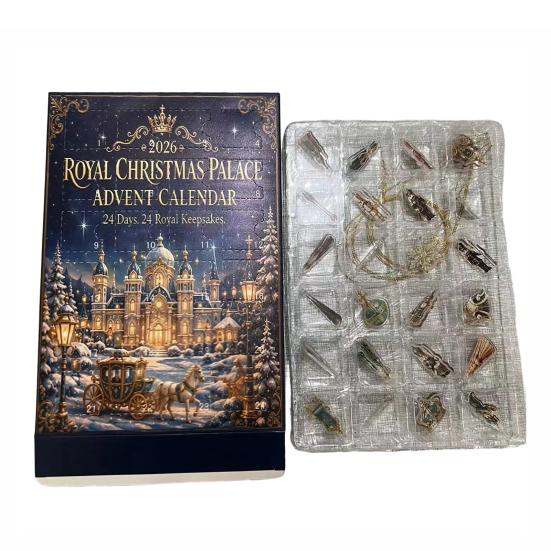 Dekorace odpočítávání do svátku Heritage Akrylový adventní kalendář, Dekorativní závěsná ozdoba, Odolný lehký zahradní blind box pro domácí ložnici a