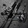Beginner's Complete Lure Fishing Set: Long-Casting Rod with Guide Rings